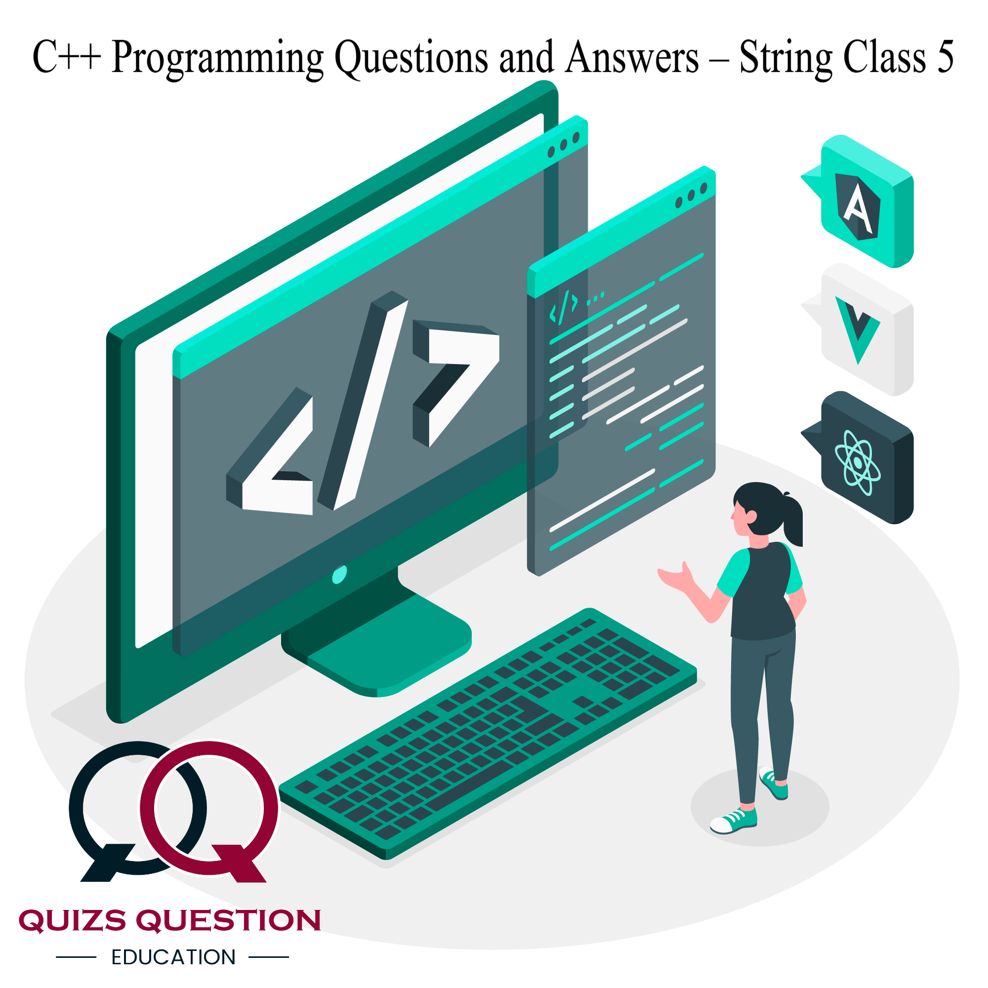 C++ Programming Questions and Answers – String Class 5