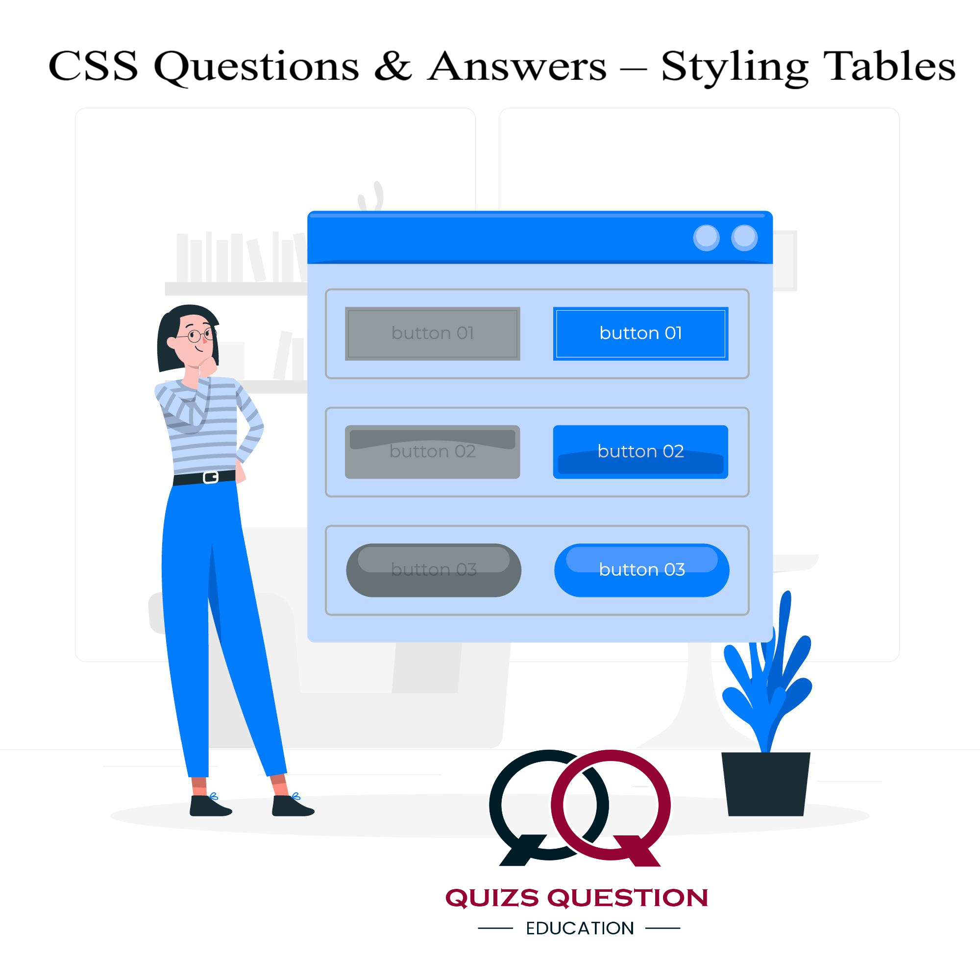 CSS Questions & Answers – Styling Tables